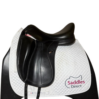 Equipe Glamour Monoflap Dressage Black 17.5" MW +1 1 | Saddles Direct