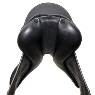 Equipe Olympia Monoflap Dressage Black 17" +2.5 XW 7 | Saddles Direct