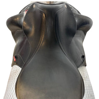 Equipe Olympia Monoflap Dressage Black 17.5" +1 MW 6 | Saddles Direct