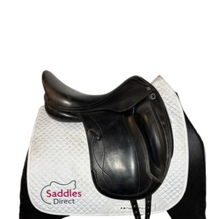 Equipe Olympia Monoflap Dressage Black 17.5" +1 MW 2 | Saddles Direct