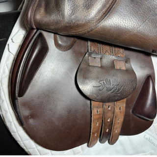 Equipe Synergy Dual Flap Jump Brown 17" +1 MW 7 | Saddles Direct