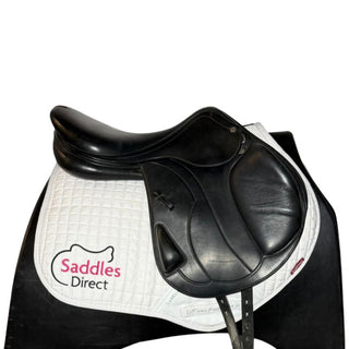 Equipe Synergy Monoflap Jump Black 17.5" M 2 | Saddles Direct