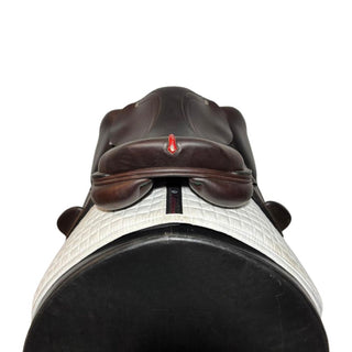 Equipe Synergy Monoflap Jump Brown 17" W +2 5 | Saddles Direct