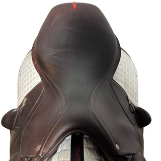 Equipe Synergy Monoflap Jump Brown 17" W +2 4 | Saddles Direct