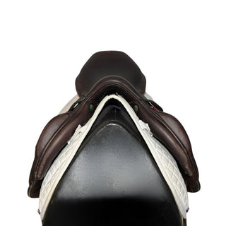 Equipe Synergy Monoflap Jump Brown 17" W +2 3 | Saddles Direct