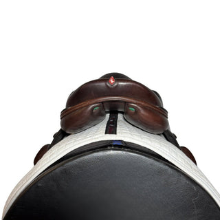 Equipe Synergy Monoflap Jump Brown 17.5" +2 W 5 | Saddles Direct
