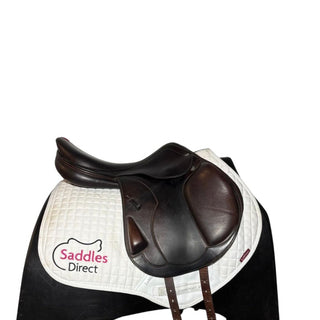 Equipe Synergy Monoflap Jump Brown 17.5" W 2 | Saddles Direct