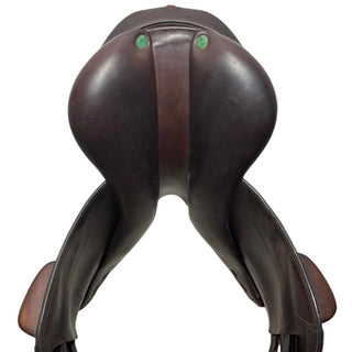 Equipe Synergy Monoflap Jump Brown 17.5" W 7 | Saddles Direct