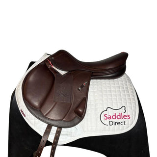 Equipe Synergy Special Jump Brown 17.5" MW 1 | Saddles Direct