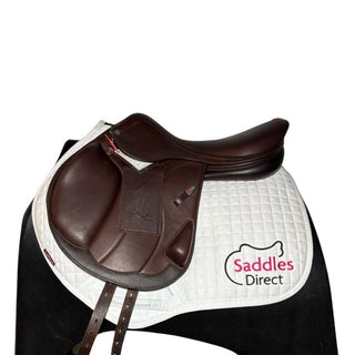 Equipe Synergy Special Jump Brown 17.5" MW 1 | Saddles Direct