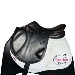 Erre Plus EM Eventing Monoflap Jump Brown 17" MW 1 | Saddles Direct