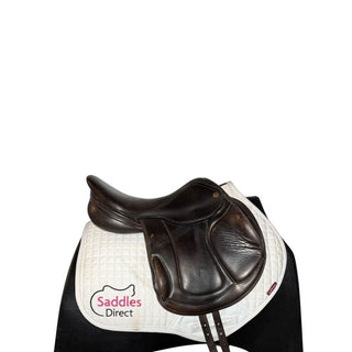 Exselle (Ideal) Integra Monoflap Jump Brown 17.5" M 2 | Saddles Direct