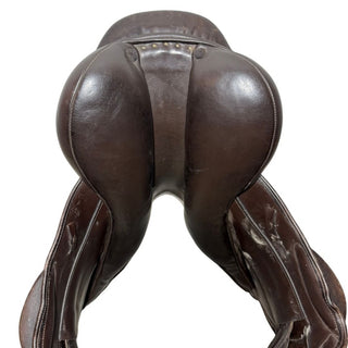 Exselle (Ideal) Integra Monoflap Jump Brown 17.5" M 7 | Saddles Direct