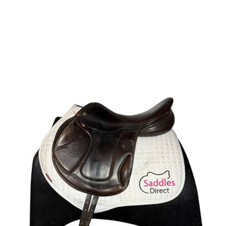 Exselle (Ideal) Integra Monoflap Jump Brown 17.5" M 1 | Saddles Direct