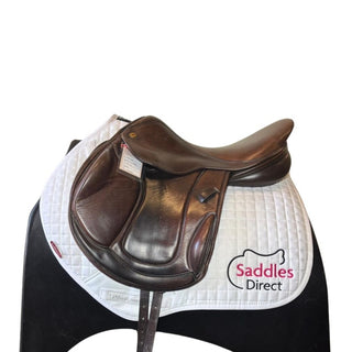 Exselle (Ideal) Monoflap Jump Brown 17.5" M 1 | Saddles Direct