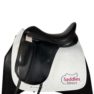 Fairfax Classic Cupped Flap Dressage Black 17.5" ADJ 1 | Saddles Direct