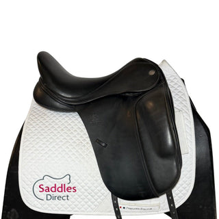 Fairfax Classic Cupped Flap Dressage Black 17.5" ADJ 2 | Saddles Direct