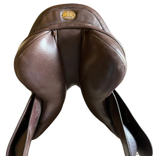 Brown Fairfax Classic Cupped Flap Jump 17" 7 - Saddles Direct