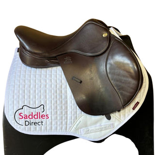 Brown Fairfax Classic Cupped Flap Jump 17" 2 - Saddles Direct