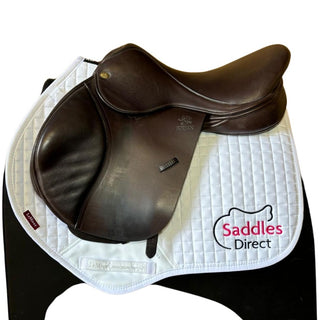 Brown Fairfax Classic Cupped Flap Jump 17" 1 - Saddles Direct