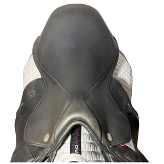 Fairfax Classic Cupped Flap Jump Black 17" ADJ 4 | Saddles Direct