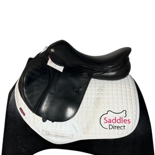 Fairfax Classic Cupped Flap Jump Black 17" ADJ 1 | Saddles Direct
