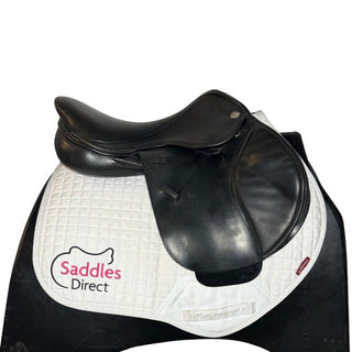 Fairfax Classic Cupped Flap Jump Black 17" ADJ 2 | Saddles Direct