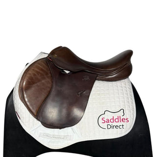 Fairfax Classic Cupped Flap Jump Brown 17.5" ADJ 1 | Saddles Direct