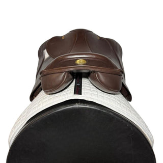 Fairfax Classic Cupped Flap Jump Brown 17.5" ADJ 5 | Saddles Direct