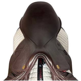 Fairfax Classic Deluxe Dual Flap Jump Brown 17.5" ADJ 4 | Saddles Direct