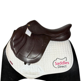 Fairfax Classic Deluxe Dual Flap Jump Brown 17.5" ADJ 1 | Saddles Direct