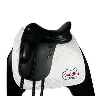 Black Fairfax Classic Dressage Black 17" ADJ 1 - Saddles Direct