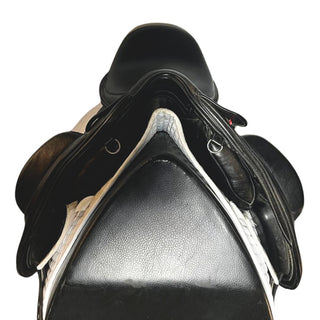 Black Fairfax classic Monoflap Dressage Black 17" ADJ 3 - Saddles Direct