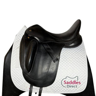 Fairfax Classic Monoflap Dressage Black 17.5" ADJ 1 | Saddles Direct