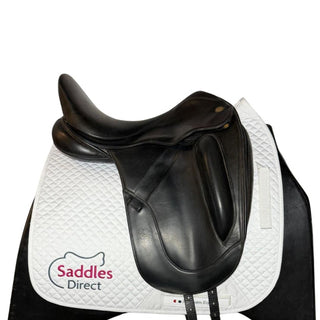 Fairfax Classic Monoflap Dressage Black 17.5" ADJ 2 | Saddles Direct