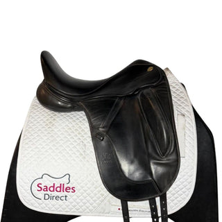 Fairfax Classic Monoflap Long Block Dressage Black 17.5" ADJ 2 | Saddles Direct