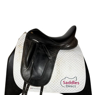 Fairfax Classic Monoflap Long Block Dressage Black 17.5" ADJ 1 | Saddles Direct