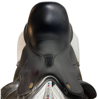 Fairfax Classic Monoflap Long Block Dressage Black 17.5" ADJ 4 | Saddles Direct