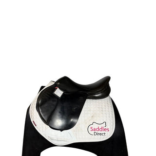 Fairfax Cupped Flap Classic Jump Black 17" ADJ 1 | Saddles Direct