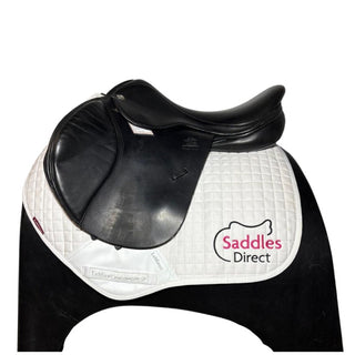 Fairfax Cupped Flap Classic Jump Black 17.5" ADJ 1 | Saddles Direct