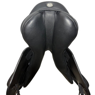 Fairfax Deluxe Monoflap Cross Country Jump Black 17.5" ADJ 7 | Saddles Direct