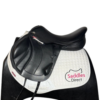 Fairfax Deluxe Monoflap Cross Country Jump Black 17.5" ADJ 1 | Saddles Direct