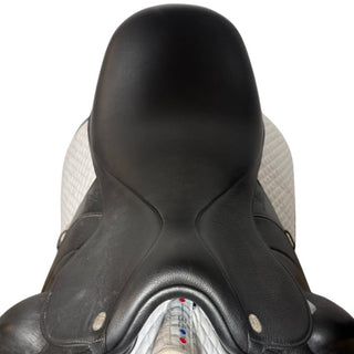 Fairfax Deluxe Monoflap Dressage Black 17" ADJ 4 | Saddles Direct