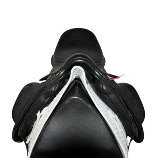 Fairfax Deluxe Monoflap Dressage Black 17" ADJ 3 | Saddles Direct