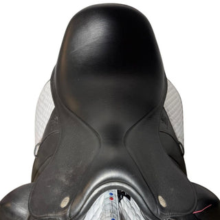 Fairfax Deluxe Monoflap Dressage Black 17" ADJ 4 | Saddles Direct