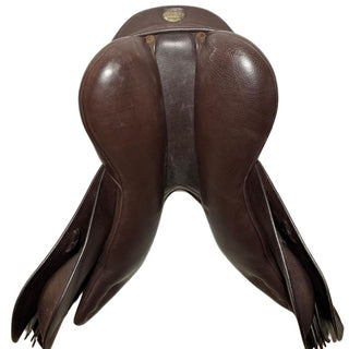 Fairfax Dual Flap Classic Jump Brown 17" ADJ 7 | Saddles Direct