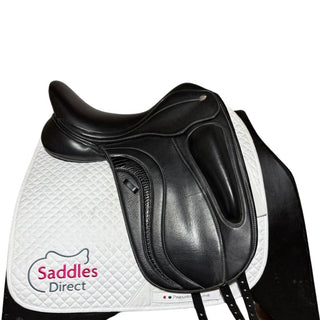 Fairfax Elias Monoflap Dressage Black 18" ADJ 2 | Saddles Direct