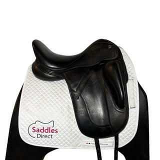 Black Fairfax Gareth Dressage Black 17.5" ADJ 2 - Saddles Direct