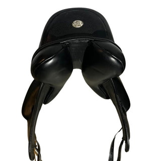 Black Fairfax MDG Gareth Hughes Dressage Black 17.5" ADJ 5 - Saddles Direct