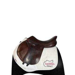 Fairfax MJC Cupped Flap Jump Brown 17.5" ADJ 1 | Saddles Direct